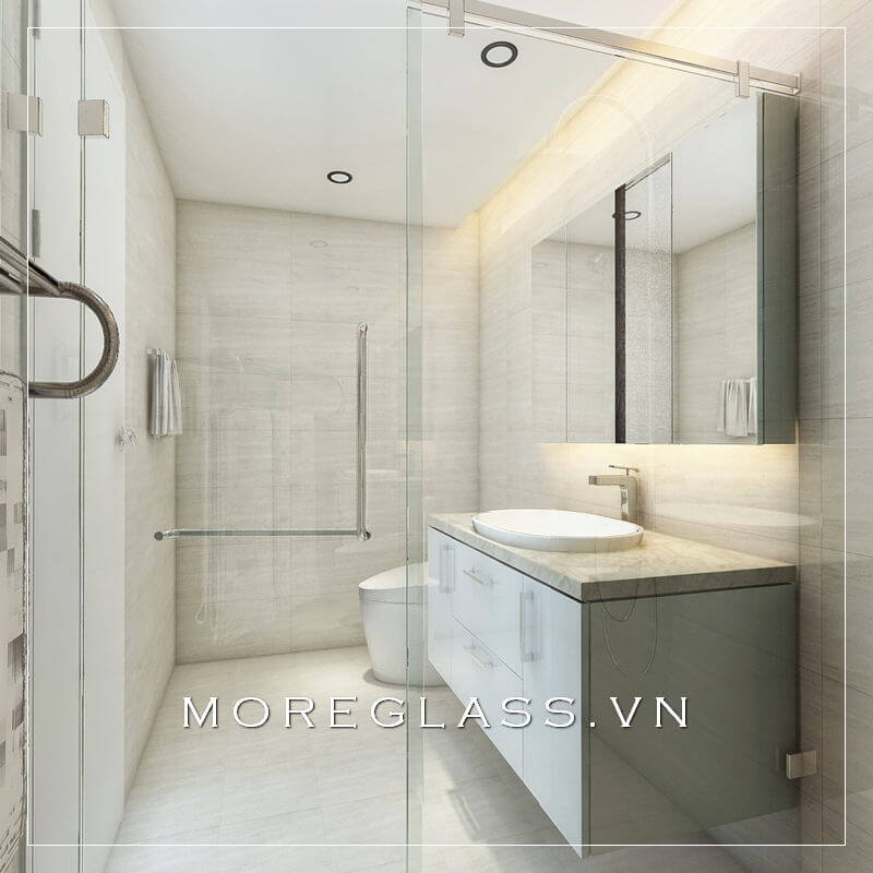 Thiết kế nội thất phòng tắm chung cư